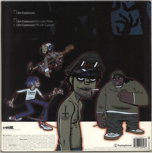 Gorillaz Clint Eastwood + Display Card UK 12